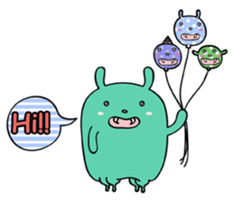 Little monsters aliens sticker #283329