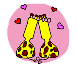 giraffe & zookeeper(anger & love ver.) sticker #283412
