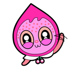 Cherry girl & Corn boy sticker #283905