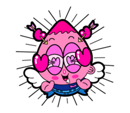 Cherry girl & Corn boy sticker #283912