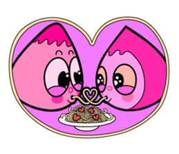 Cherry girl & Corn boy sticker #283916