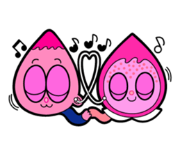 Cherry girl & Corn boy sticker #283918