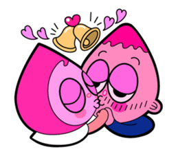 Cherry girl & Corn boy sticker #283921