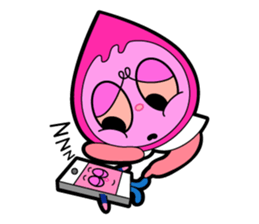 Cherry girl & Corn boy sticker #283928