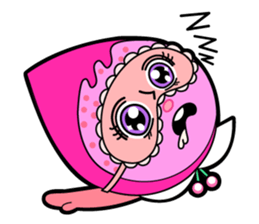 Cherry girl & Corn boy sticker #283929