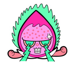 Cherry girl & Corn boy sticker #283931