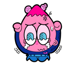 Cherry girl & Corn boy sticker #283932