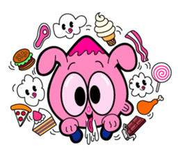 Cherry girl & Corn boy sticker #283944