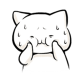 Negative cat(syobonyan) sticker #284031