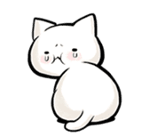 Negative cat(syobonyan) sticker #284036