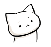 Negative cat(syobonyan) sticker #284052