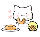 Negative cat(syobonyan) sticker #284057