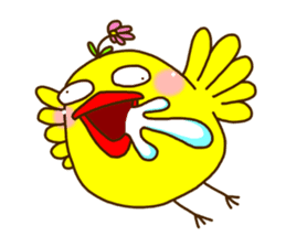 Crazy Chicken sticker #284387