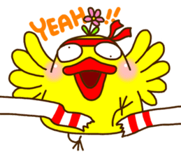 Crazy Chicken sticker #284396