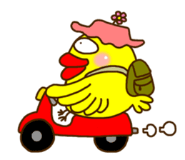 Crazy Chicken sticker #284424