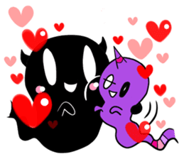 And his friends devil-chan sticker #284510