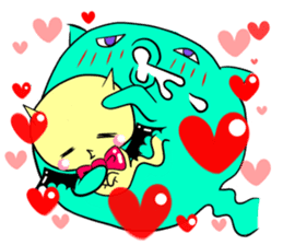 And his friends devil-chan sticker #284513