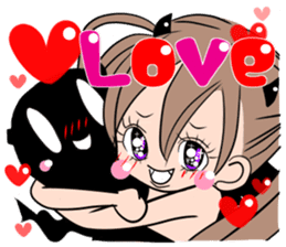 And his friends devil-chan sticker #284515