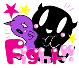 And his friends devil-chan sticker #284517