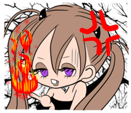 And his friends devil-chan sticker #284519