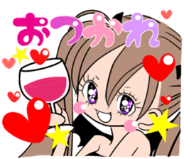 And his friends devil-chan sticker #284543