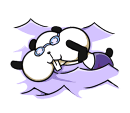 [Pouchy] -cheek panda- sticker #284697