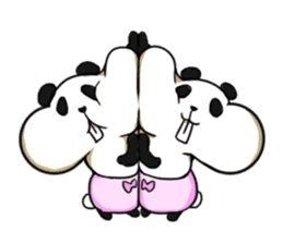 [Pouchy] -cheek panda- sticker #284701