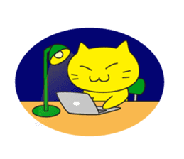 Lite cute Child Cat DJ YAMATO Everyday sticker #284757