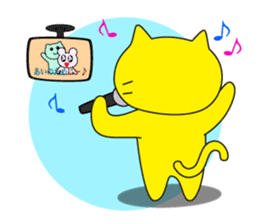 Lite cute Child Cat DJ YAMATO Everyday sticker #284781