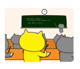 Lite cute Child Cat DJ YAMATO Everyday sticker #284783