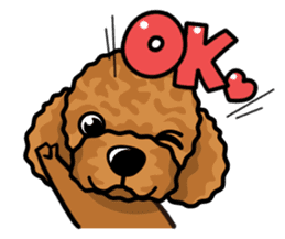 iinu - Toy Poodle sticker #284945