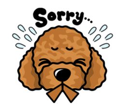 iinu - Toy Poodle sticker #284948