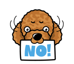 iinu - Toy Poodle sticker #284950