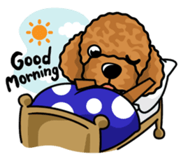 iinu - Toy Poodle sticker #284951