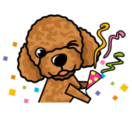 iinu - Toy Poodle sticker #284954