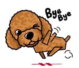 iinu - Toy Poodle sticker #284955