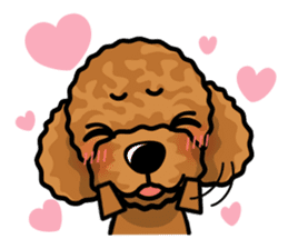 iinu - Toy Poodle sticker #284958