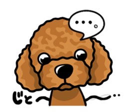 iinu - Toy Poodle sticker #284972