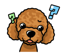iinu - Toy Poodle sticker #284974