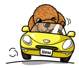 iinu - Toy Poodle sticker #284978