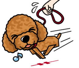 iinu - Toy Poodle sticker #284979