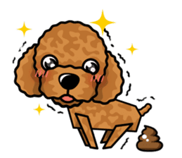 iinu - Toy Poodle sticker #284980