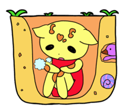 Doughnut of the giraffe sticker #285188