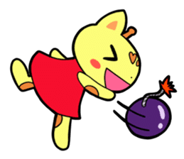 Doughnut of the giraffe sticker #285196