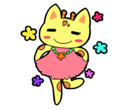 Doughnut of the giraffe sticker #285213