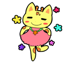 Doughnut of the giraffe sticker #285213