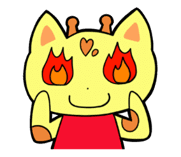 Doughnut of the giraffe sticker #285221