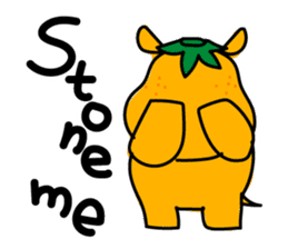 Orange Hippo sticker #285870