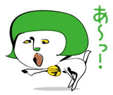 bobbed hair cat sticker #285912