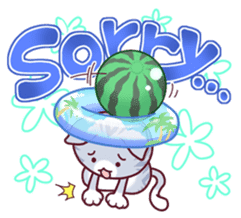 Nyagoes in summer(english edition) sticker #285955